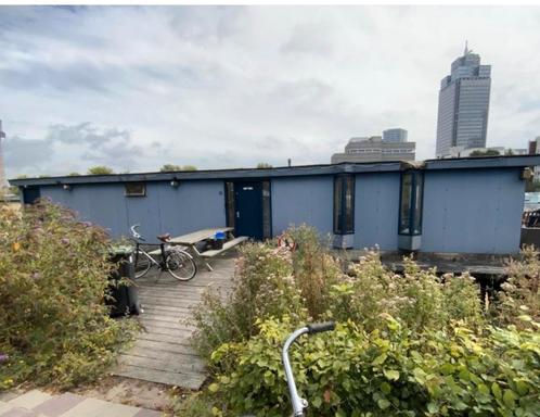 Woonark 20,4 bij 6,3 meter - gratis, Huizen en Kamers, Woonboten te koop, Amsterdam