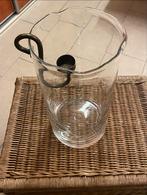 Windlicht met ijzeren waxinelichthouder, Ophalen, Overige kleuren, Minder dan 50 cm, Glas