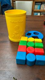 vintage Fisher Price plastic sorteerblokkenset 1977, Ophalen of Verzenden, Zo goed als nieuw