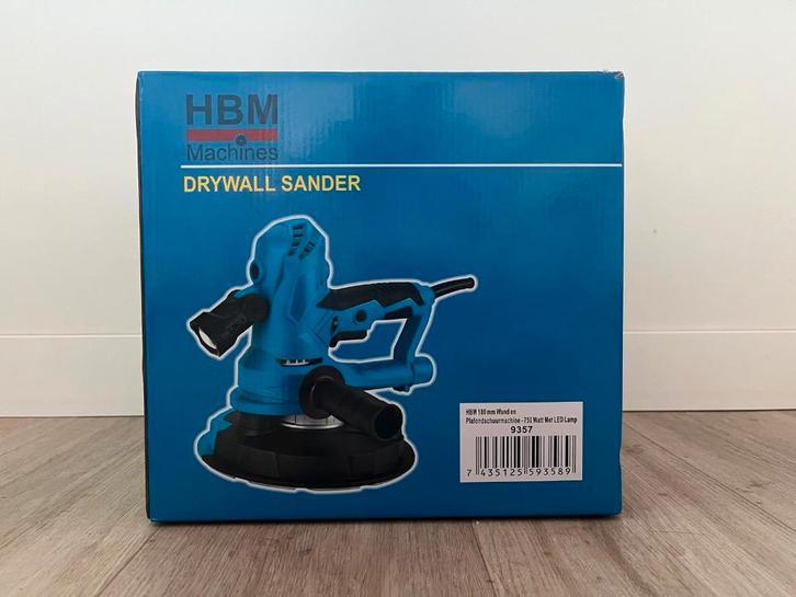 HBM wandschuurmachine, Doe-het-zelf en Verbouw, Gereedschap | Schuurmachines, Zo goed als nieuw, Excentrische schuurmachine, 600 tot 1200 watt