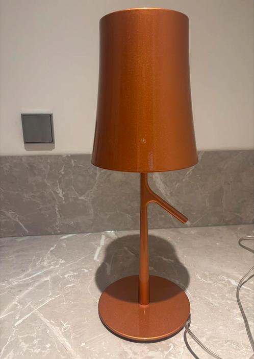 FOSCARINI Birdie Piccola tafellamp aan-/uitschakelaar koper, Huis en Inrichting, Lampen | Tafellampen, Zo goed als nieuw, Minder dan 50 cm