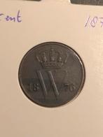 1876 Nederland 1 Cent - Koning Willem III, Ophalen of Verzenden, Koning Willem III, 1 cent, Losse munt
