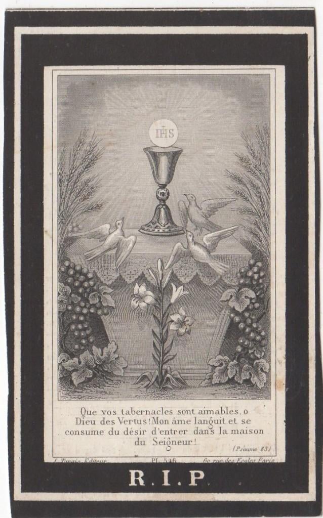 Burgemeester Jan J. Beelen 1810 Belfeld + 1873 Belfeld, 62 j, Verzamelen, Bidprentjes en Rouwkaarten, Ophalen of Verzenden