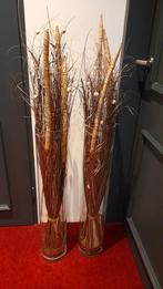 Glazen Vazen met Decoratie, Ophalen, Overige kleuren, 50 tot 75 cm, Glas