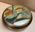 Vintage massief messing sieradendoosje, Ophalen, Zo goed als nieuw, Minder dan 25 cm
