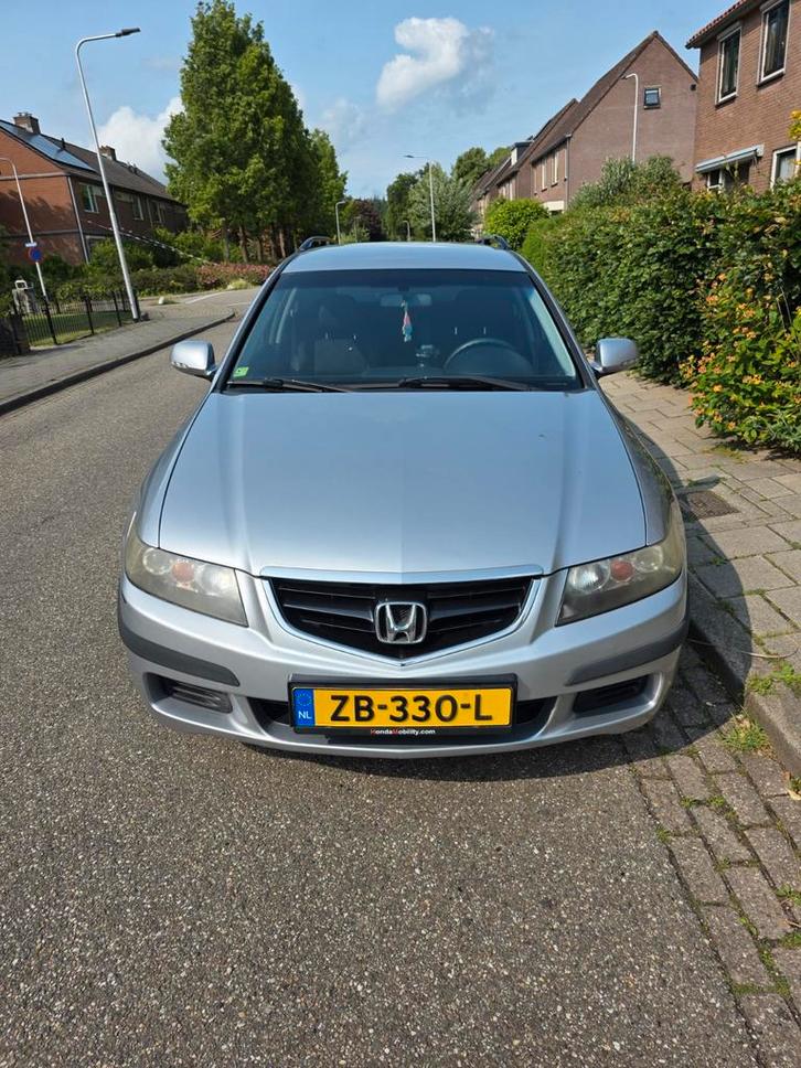 Honda Accord 2003 AUT, Auto's, Honda, Particulier, Accord, Benzine, Stationwagon, Automaat, Geïmporteerd, Zilver of Grijs, Ophalen