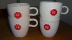 4 Koffiekopjes Van Douwe Egberts., Huis en Inrichting, Keuken | Servies, Ophalen of Verzenden, Zo goed als nieuw, Overige stijlen