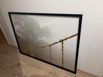 Ikea BJÖRKSTA Jungle canvas en lijst beschikbaar voor biedingen