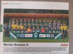 Knipsel Werder Bremen II, Verzamelen, Sportartikelen en Voetbal, Verzenden, Gebruikt, Buitenlandse clubs, Poster, Plaatje of Sticker