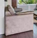 Leren 3-zits bank - GRATIS, Huis en Inrichting, Banken | Bankstellen, Ophalen, Gebruikt, Driepersoons, Rechte bank