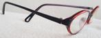 Damesbril zwart met rode gloed kattenoog model bril montuur, Overige merken, Verzenden, Zwart, Zo goed als nieuw