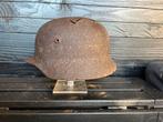 Duitse Helm - Bodemvondst, Ophalen of Verzenden, Overige soorten, Duitsland, Helm of Baret