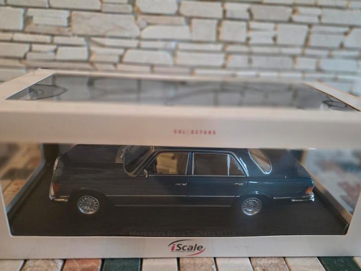 Mercedes S-Klasse 450 SEL 6.9 W116 1:18 iscale, Hobby en Vrije tijd, Modelauto's | 1:18, Zo goed als nieuw, Auto, Overige merken