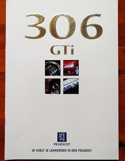 Peugeot 306 GTI brochure folder 1997, Boeken, Auto's | Folders en Tijdschriften, Zo goed als nieuw, Peugeot, Ophalen of Verzenden