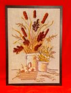 groot GEBORDUURD SCHILDERIJ retro, Ophalen