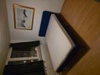 Ikea bed and mattress, Huis en Inrichting, Zo goed als nieuw, Twijfelaar, Bedbodem, 200 cm