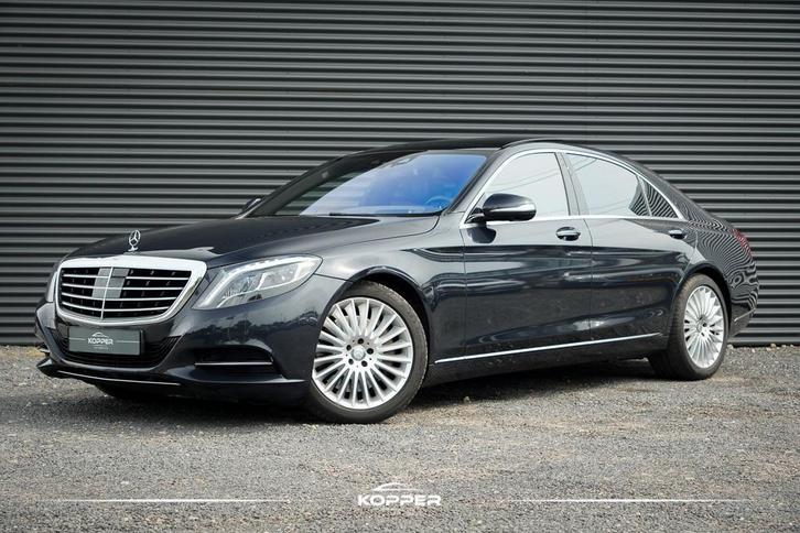 Mercedes-Benz S-klasse 500 PLUG-IN HYBRID Lang / Pano / Rij, Auto's, Mercedes-Benz, Bedrijf, Te koop, S-Klasse, 360° camera, ABS
