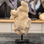 Calciet druzy op standaard 21 cm, Ophalen of Verzenden