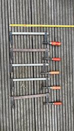 Set van 5 oude lijmklemmen, Ophalen, Gebruikt