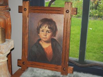 Brocante  Lijst van de Huilende Jongen beschikbaar voor biedingen