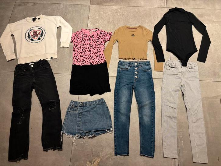 Kleding pakket , draagmaat 140, setprijs €15, Kinderen en Baby's, Kinderkleding | Maat 140, Zo goed als nieuw, Meisje, Setje, Ophalen of Verzenden