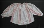 Made in Italy Ibiza-blouse, met ballonmouw wit oranje goud M, Maat 38/40 (M), Wit, Ophalen of Verzenden, Made In Italy