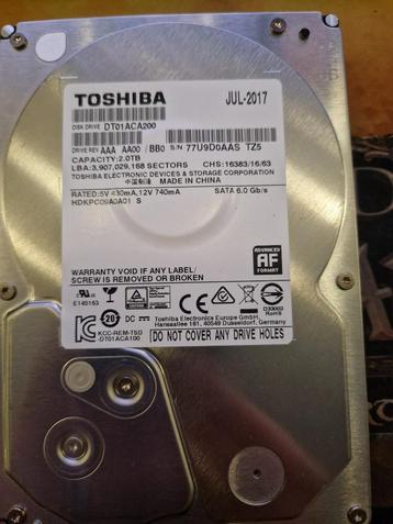 2TB HDD Toshiba DT01ACA200 beschikbaar voor biedingen