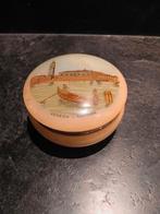 Vintage Albasten Poederdoosje Venetië Jaren 60, Ophalen of Verzenden