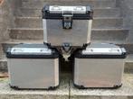 BMW set 3 Motorcycle Panniers / Koffers Alumiunium, Ophalen, Gebruikt