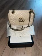 Gucci marmont bag crème, Sieraden, Tassen en Uiterlijk, Tassen | Damestassen, Gebruikt, Ophalen of Verzenden, Avondtasje, Overige kleuren