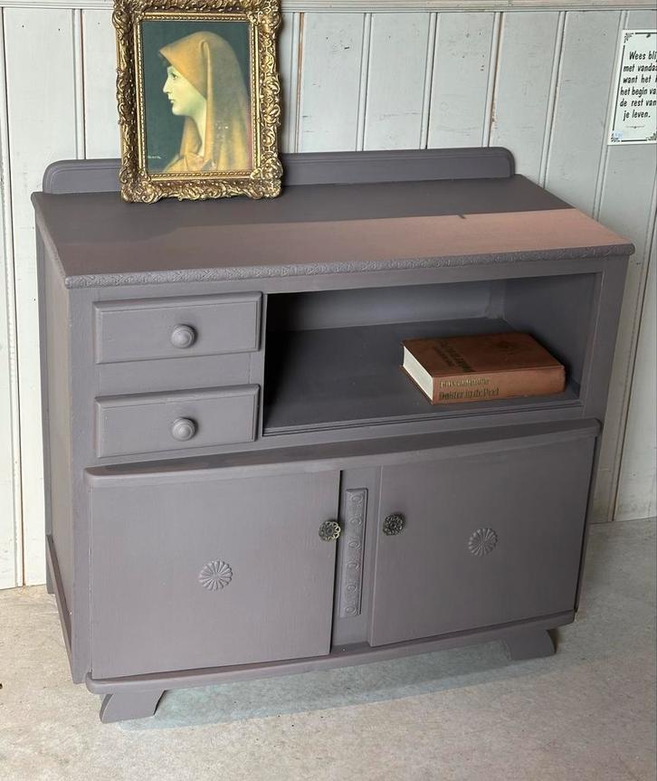 Brocante - vintage Kastje  - Gerestyled Meubel met Karakter, Antiek en Kunst, Antiek | Meubels | Kasten, Ophalen