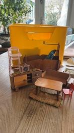 Oude poppenhuis meubeltjes., Ophalen of Verzenden, Gebruikt, Poppenhuis