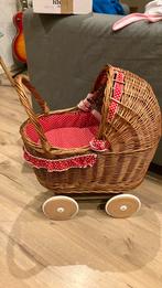 Rieten poppenwagen zgan, Ophalen, Zo goed als nieuw, Babypop