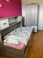 Eenpersoonsbed met bijbehorende kast, Huis en Inrichting, Slaapkamer | Complete slaapkamers, Ophalen, Zo goed als nieuw, Eenpersoons