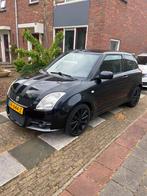 Suzuki Swift 1.6 3D Sport 2007 Zwart, Auto's, Te koop, Geïmporteerd, 14 km/l, Benzine