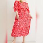 C&A rode Off-shoulder jurk maat 46, Maat 46/48 (XL) of groter, Nieuw, Ophalen of Verzenden, C&A