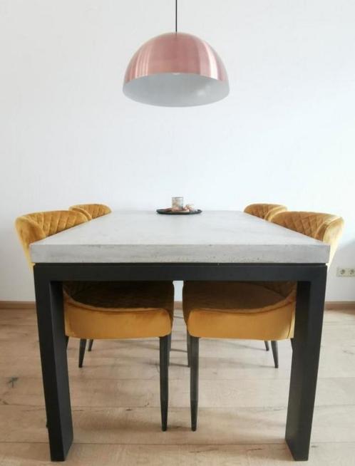 Xooon Toro eettafel beton 130x90 cm, Huis en Inrichting, Tafels | Eettafels, Gebruikt, 50 tot 100 cm, 100 tot 150 cm, Vier personen
