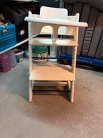 Stokke Trip Trap Stoel met Rugleuning en Tafelblad, Ophalen of Verzenden, Gebruikt, Meegroeistoel, Afneembaar eetblad