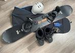 Complete snowboardset! Snowboard, bindingen, schoenen, helm!, Sport en Fitness, Snowboarden, Ophalen, Gebruikt, Board