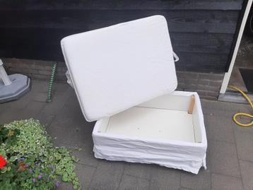 Ikea Ektorp voetenbank wit - afbeelding 3