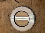 2 Mooie zilver kleurige onder borden 32 cm ( binnen ring = 1, Overige materialen, Ophalen of Verzenden, Zo goed als nieuw, Bord(en)