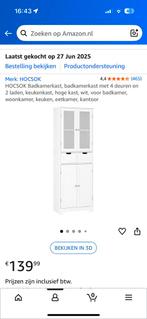Badkamerkast - Praktische opbergruimte!, Ophalen, (Half)hoge kast, Gebruikt, 50 tot 100 cm