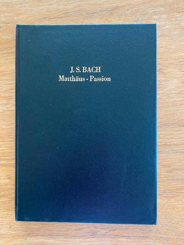 Partituur, bladmuziek, vocal score Matthäus Passion Bach  beschikbaar voor biedingen