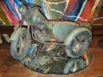 Motorfiets zijspan Miniaturen: Harley style, blik, Gebruikt, Ophalen of Verzenden, Nb, Nb