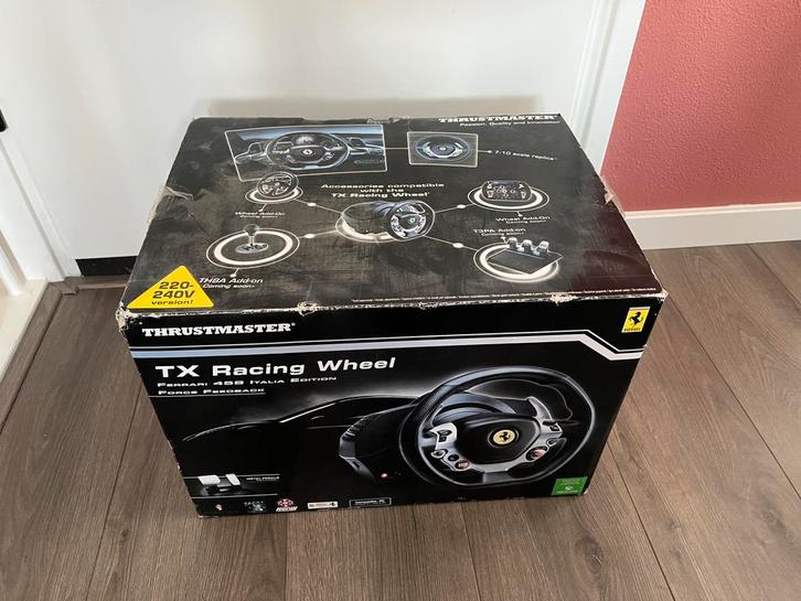 Thrustmaster TX ferrari 458 italian edition, Computers en Software, Interne voedingen, Zo goed als nieuw, Ophalen of Verzenden