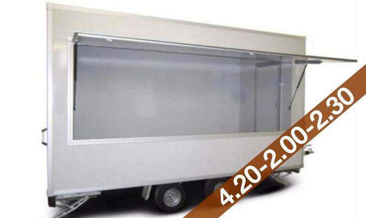 Te koop dutch trailer verkoopwagens casco 2 maten, Hobby en Vrije tijd, Feestartikelen | Verhuur, Nieuw, Overige, Ophalen