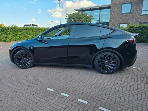 Tesla model y performance/2022/480pk/0-100 in 3.7 sec/usa im, Auto's, Tesla, Particulier, Elektrisch, Stationwagon, Geïmporteerd