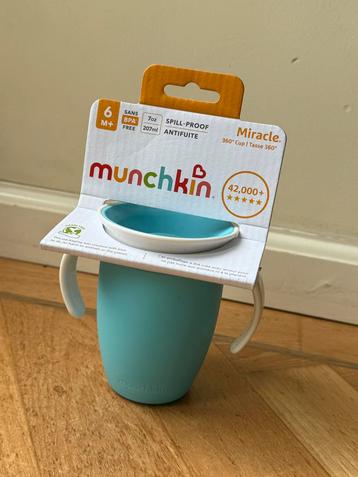 Blauwe Munchkin antilek beker blauw anti lek 360 miracle beschikbaar voor biedingen