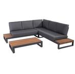 4 Seasons 4 Seasons Outdoor Kioto loungeset & salontafel, Tuin en Terras, Tuinsets en Loungesets, Ophalen, Nieuw, Teakhout, 4 zitplaatsen