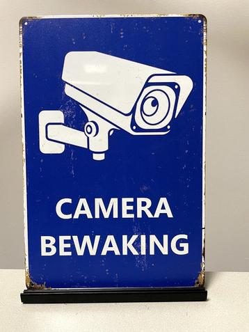 Camera bewaking tekstbord (Old Look) beschikbaar voor biedingen